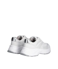 LIUJO EVA 03 Sneakers aus Wildleder und hellem Mesh creme/wei&szlig; - Damenschuhe - 5
