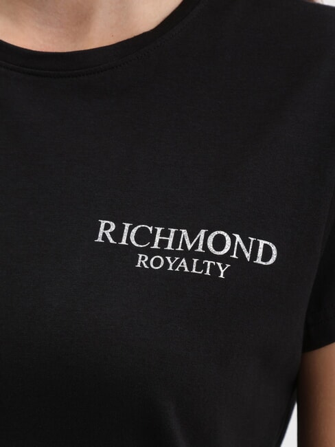 REUCA T-Shirt aus Stretch-Baumwolle schwarz/silber dunkel - T-Shirts und Tops f&uuml;r Damen