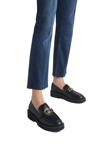 CORA 01  Mokassins aus Leder Schwarz - Damenschuhe