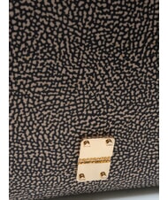 BORBONESE TEAPOT Umh&auml;ngetasche OP / NATUR / SCHWARZ - Damentaschen - 3