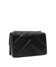 PINKO LOVE ONE CLASSIC Umh&auml;ngetasche aus Leder - Damentaschen