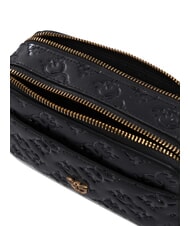 PINKO EMBOSSED LOGO Schulterkameratasche schwarz-antikgold - Damentaschen - 5