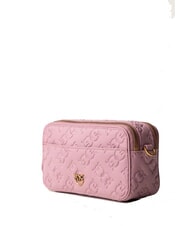 PINKO EMBOSSED LOGO Schulterkameratasche lila-antikgold - Damentaschen - 2