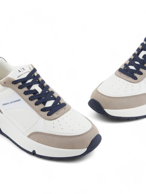 A|X Sneakers mit kontrastierenden Details gebrochenes Wei&szlig;+Seil - Herrenschuhe