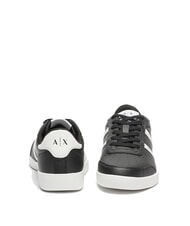 ARMANI EXCHANGE A|X STRIPES Turnschuhe schwarz+op.wei&szlig; - Herrenschuhe - 7