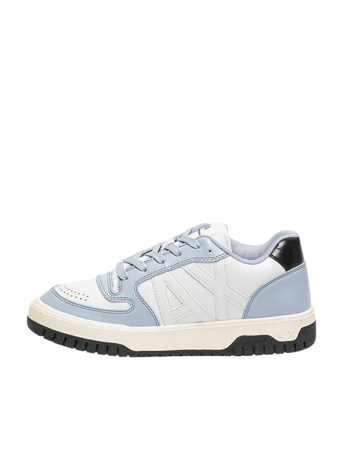 AX LOGO Turnschuhe op.wei&szlig;+blau - Damenschuhe