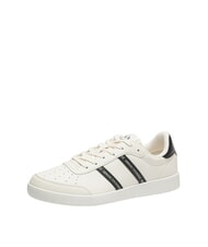 ARMANI EXCHANGE A|X STRIPES Turnschuhe gebrochenes Wei&szlig; + Schwarz - Herrenschuhe - 4