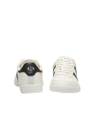 ARMANI EXCHANGE A|X STRIPES Turnschuhe gebrochenes Wei&szlig; + Schwarz - Herrenschuhe - 6