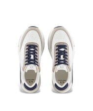 ARMANI EXCHANGE A|X Sneakers mit kontrastierenden Details gebrochenes Wei&szlig;+Seil - Herrenschuhe - 3