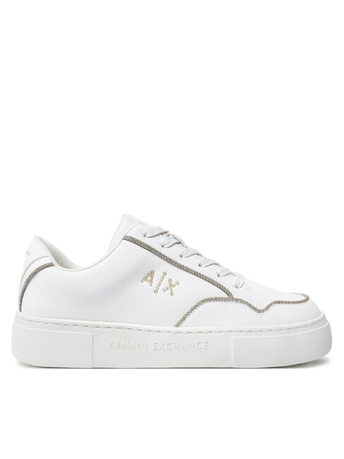 A|X LOGO STRASS Turnschuhe gebrochenes Wei&szlig;+Blassgold - Damenschuhe