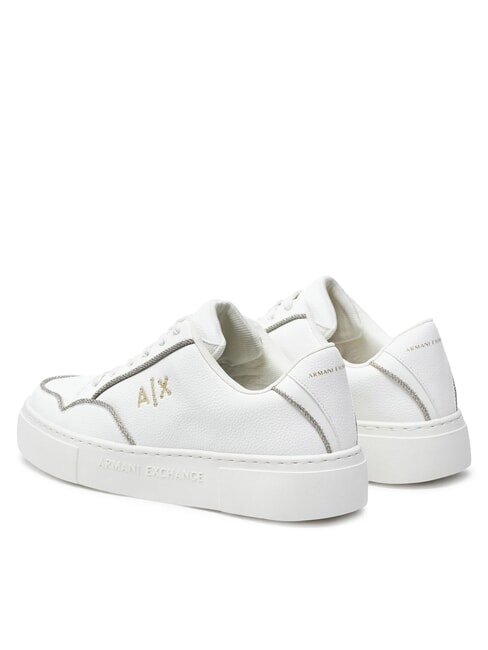 A|X LOGO STRASS Turnschuhe gebrochenes Wei&szlig;+Blassgold - Damenschuhe