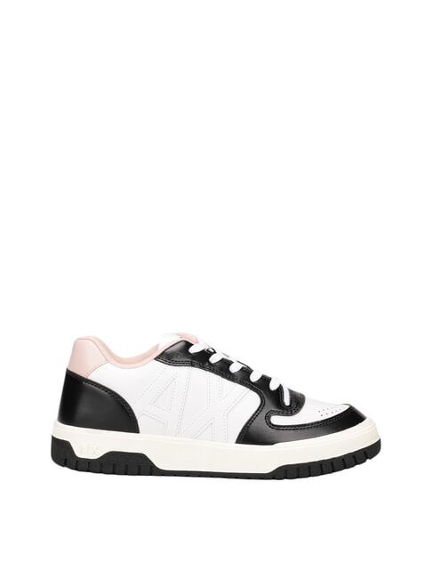 AX LOGO Turnschuhe MULTICOLOR / OP.WEISS + SCHWARZ - Damenschuhe