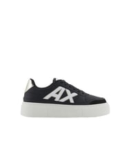 ARMANI EXCHANGE AX LOGO Plateau-Sneaker schwarz+blassgold - Damenschuhe - 2