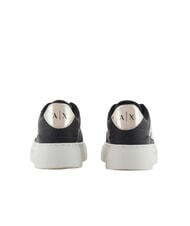 ARMANI EXCHANGE AX LOGO Plateau-Sneaker schwarz+blassgold - Damenschuhe - 5