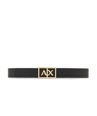 ARMANI EXCHANGE A|X BUCKLE G&uuml;rtel mit Maxi-Logo Schwarz Schwarz - G&uuml;rtel - 3