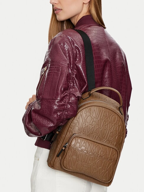 LOGO ALL OVER Rucksack mit Tasche dunkler Pisco - Damentaschen