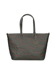 ARMANI EXCHANGE LOGO EMBOSSED Schulter-Shopper-Tasche dunkler Absinth/Lik&ouml;r - Damentaschen - 3