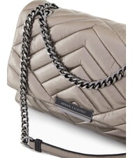 ARMANI EXCHANGE A|X CONVERTIBLE Gesteppte Pufftasche Rotguss - Damentaschen - 3
