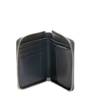 LOVE MOSCHINO QUILTED Kleine gesteppte Geldb&ouml;rse Schwarz Schwarz - Brieftaschen Damen - 2