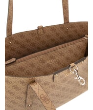 GUESS BRENTON  Umh&auml;ngetasche mit Clutch MILCH-LOGO - Damentaschen - 3