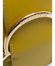BORBONESE 110  Mikro-Umh&auml;ngetasche aus Leder Gr&uuml;n - Damentaschen - 3