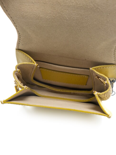 110  Mikro-Umh&auml;ngetasche aus Leder Gr&uuml;n - Damentaschen