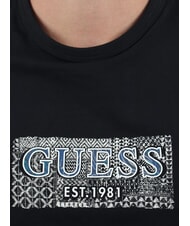 GUESS SS CN BOX T-Shirt mit Logo-Print jetbla - Herren-T-Shirts - 3