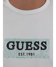 GUESS SS CN BOX T-Shirt mit Logo-Print purwei&szlig; - Herren-T-Shirts - 3