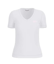 GUESS VN SS LIGHT BASIC Weiches T-Shirt mit V-Ausschnitt purwei&szlig; - T-Shirts und Tops f&uuml;r Damen - 4