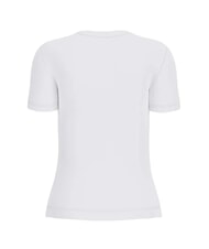 GUESS VN SS LIGHT BASIC Weiches T-Shirt mit V-Ausschnitt purwei&szlig; - T-Shirts und Tops f&uuml;r Damen - 5