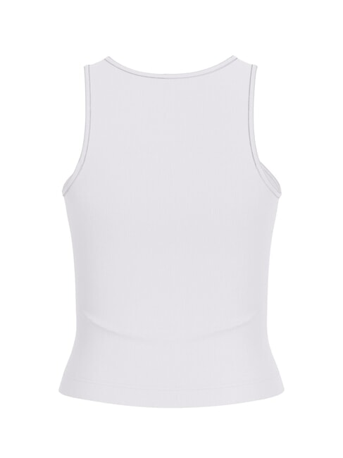 NEW SL ROUND GUENDALINA 4G-Tanktop mit Strass-Logo purwei&szlig; - T-Shirts und Tops f&uuml;r Damen