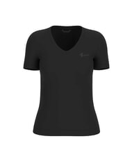 GUESS VN SS LIGHT BASIC Weiches T-Shirt mit V-Ausschnitt jetbla - T-Shirts und Tops f&uuml;r Damen - 4