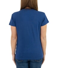 JOHN RICHMOND MECHI Stretch-T-Shirt mit Strass-Logo - T-Shirts und Tops f&uuml;r Damen
