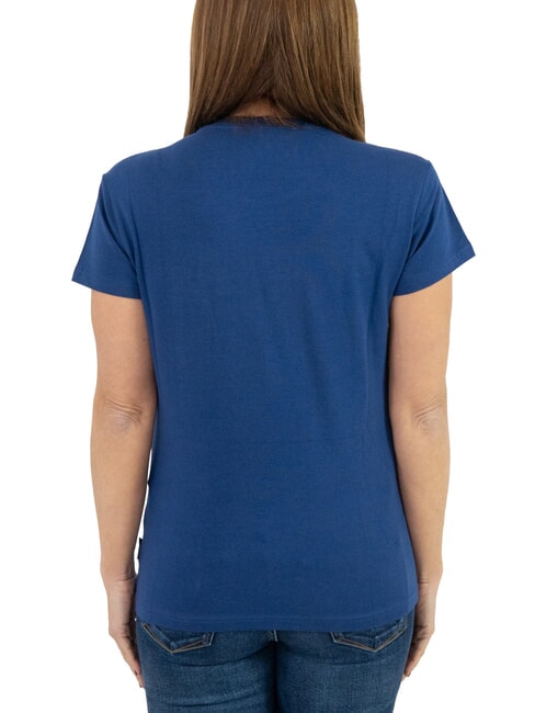 VATICI Stretch-T-Shirt dunkelblau/silber - T-Shirts und Tops f&uuml;r Damen