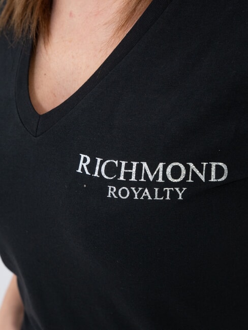 VATICI Stretch-T-Shirt schwarz/silber dunkel - T-Shirts und Tops f&uuml;r Damen