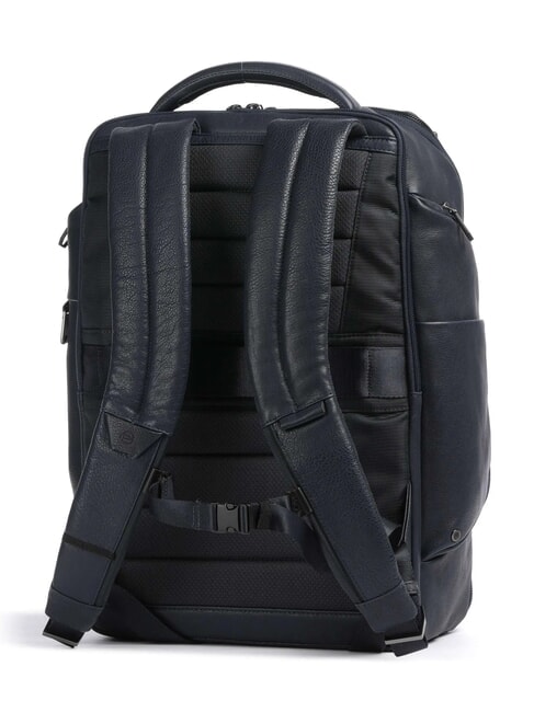 CRONUS Lederrucksack, 14-Zoll-Laptophalter Blau - PC-Rucks&auml;cke