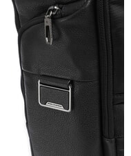 PIQUADRO CRONUS Lederrucksack, 14-Zoll-Laptophalter Schwarz - PC-Rucks&auml;cke - 3