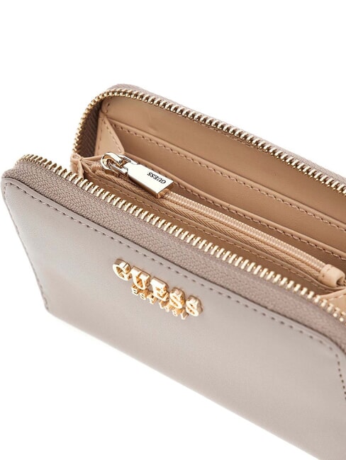 LAUREL  Mittelgro&szlig;e Geldb&ouml;rse mit Rei&szlig;verschluss dunkles Taupe - Brieftaschen Damen