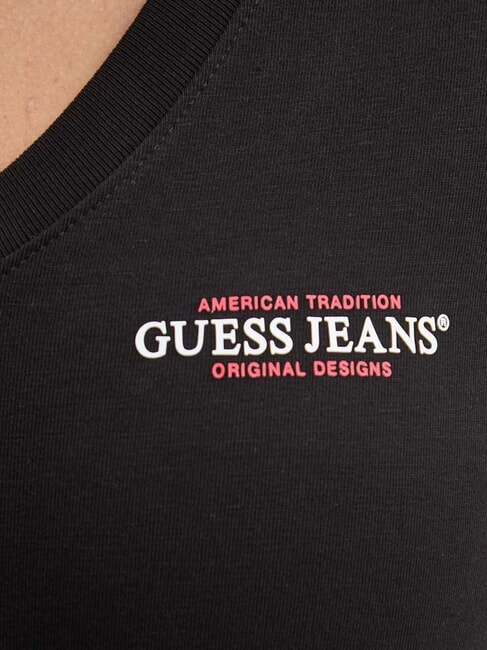 SS VN SLIM Baumwoll-T-Shirt jetbla - T-Shirts und Tops f&uuml;r Damen