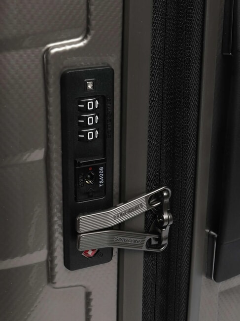 ATTRIX Erweiterbarer schlanker Kabinentrolley D&uuml;nen - Handgep&auml;ck