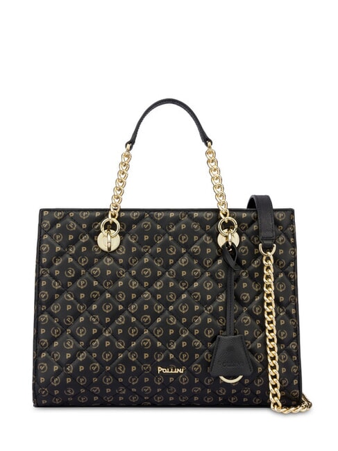 HERITAGE MATELASSE Handtasche mit Schultergurt Schwarz - Damentaschen