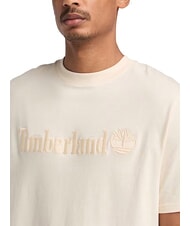 TIMBERLAND EMBROIDERY TONAL Baumwoll t-shirt wei&szlig;er Rauch - Herren-T-Shirts - 3