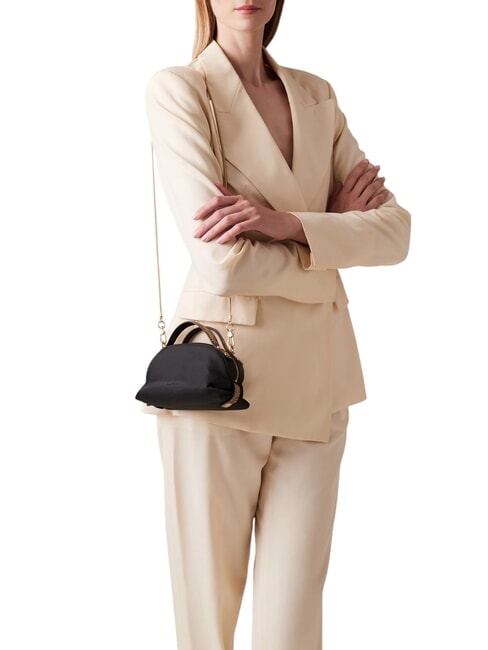 SEXY NYLON Mini-Kofferraumtasche schwarz / naturop - Damentaschen