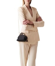 BORBONESE SEXY NYLON Mini-Kofferraumtasche schwarz / naturop - Damentaschen - 6