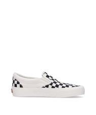 VANS UA SLIP-ON VR3 Schuhe ohne Schn&uuml;rsenkel Schachbrettmuster schwarz/Marshmallow - Schuhe Unisex - 3
