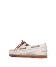 TIMBERLAND CLASSIC BOAT  Bootsschuhe aus Leder wei&szlig;es Vollkorn - Damenschuhe - 3