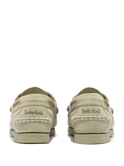 CLASSIC BOAT Bootsschuhe aus Wildleder hellgr&uuml;n - Damenschuhe