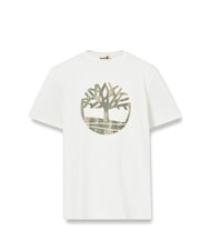 TIMBERLAND KENNEBEC RIVER TREE LOGO Baumwoll t-shirt vintage wei&szlig; - Herren-T-Shirts - 4