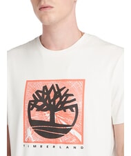 TIMBERLAND SHORT SLEEVE Baumwoll-T-Shirt vintage wei&szlig; - Herren-T-Shirts - 3