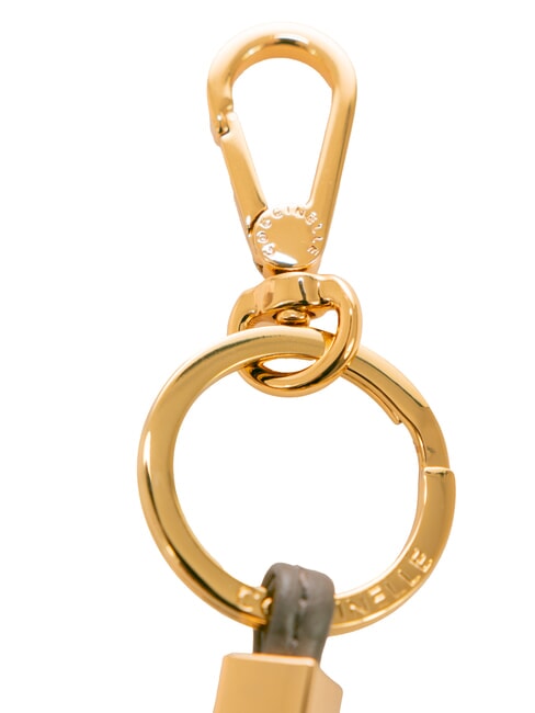 ESSENTIAL Schl&uuml;sselanh&auml;nger aus Leder und Metall Kaffee - Schl&uuml;sselanh&auml;nger und Schl&uuml;sseletuis